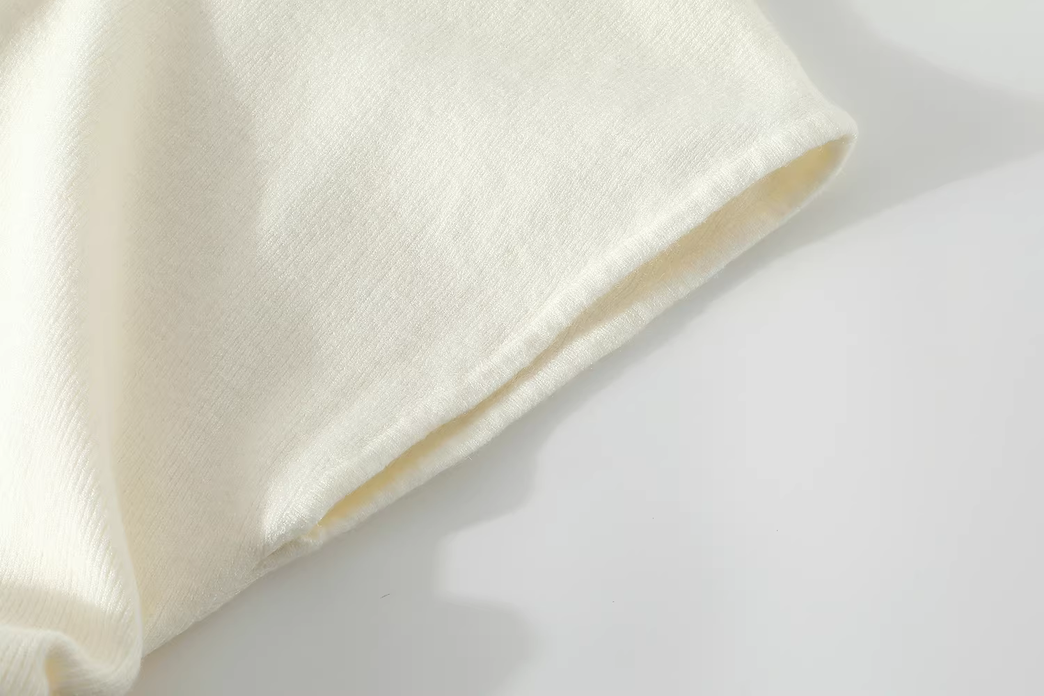 Áo dệt kim ngắn tay kiểu Pháp giản dị dành cho nữ, thiết kế xuân thu, ôm dáng, áo có dây rút xếp ly