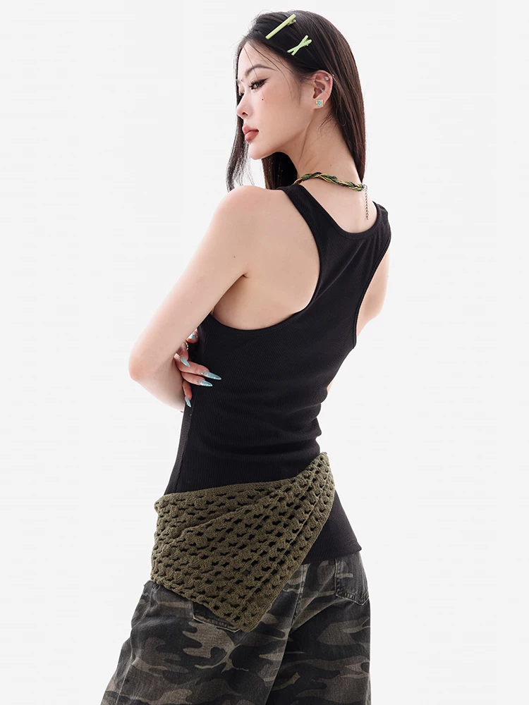 Áo ba lỗ kiểu câu cá dành cho nữ trưởng thành - áo ba lỗ không dây trong suốt, ôm dáng, đa năng, kiểu áo ống