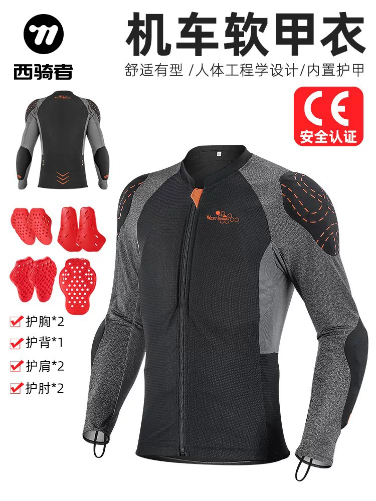 Bộ đồ đi xe đạp Western Rider dành cho nam, Bộ đồ đi xe máy chống gió và chống ngã, Bộ đồ đua xe mô tô Rider, thoáng khí và phù hợp với mọi mùa.