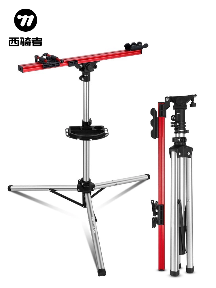 Giá đỡ sửa xe đạp West Rider, trạm bảo dưỡng xe đạp toàn diện, giá đỡ tam giác sửa xe đạp, bàn làm việc, giá đỡ trưng bày dụng cụ sửa chữa