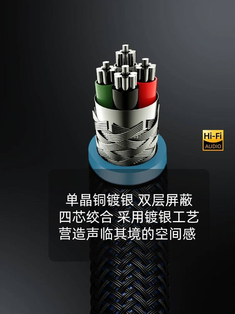 Cáp âm thanh 6,5mm sang XLR kép đực-cái, cáp kết nối bộ trộn âm thanh ba lõi lớn 6,35mm sang XLR