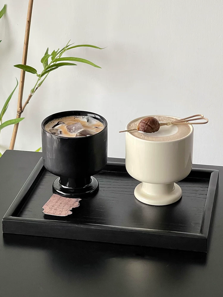 Cốc cà phê cổ điển, cốc đã qua sử dụng độc đáo, cốc gốm cao, cốc tinh tế, cốc latte, cốc nước màu trơn, cốc trà.