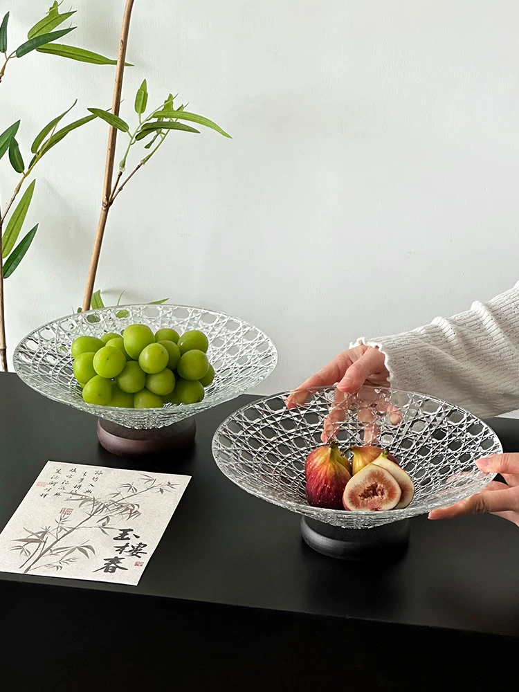 Đĩa trái cây kiểu Trung Quốc có họa tiết đá quý, khay đựng cam bergamot cổ điển, đĩa trưng bày trái cây và đồ ăn nhẹ, đĩa sáng tạo.