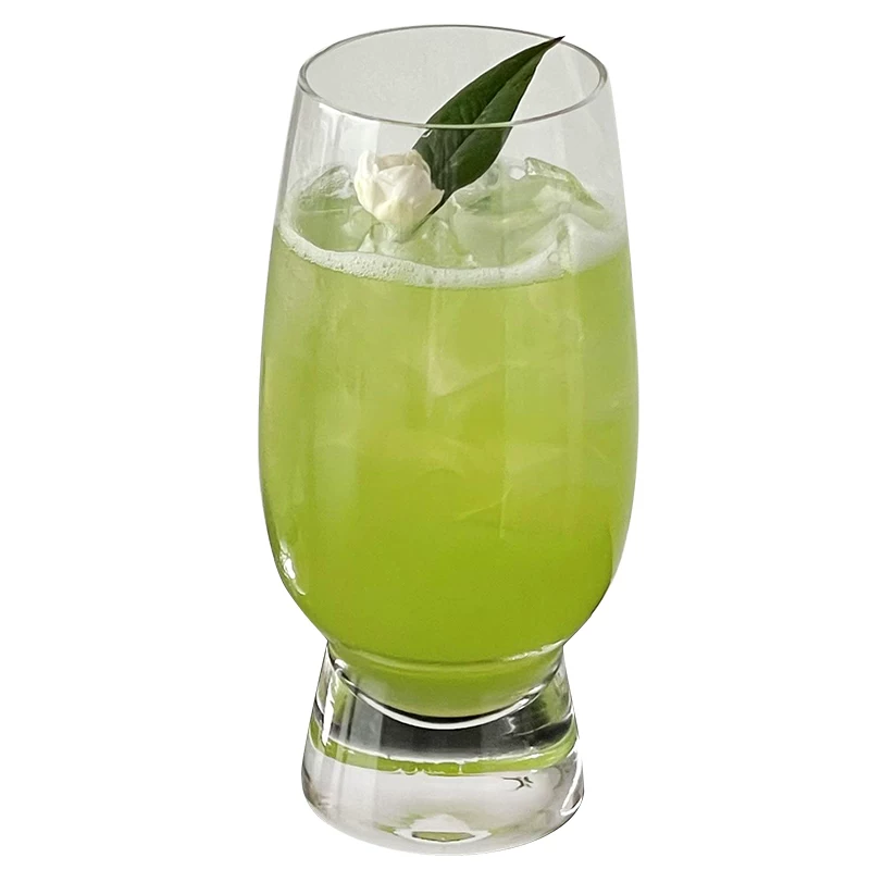 Cốc thủy tinh trong suốt sáng tạo và phong cách, ly cocktail cao đáy dày, ly cocktail đặc biệt, cốc uống nước lạnh, cốc đựng đồ uống.