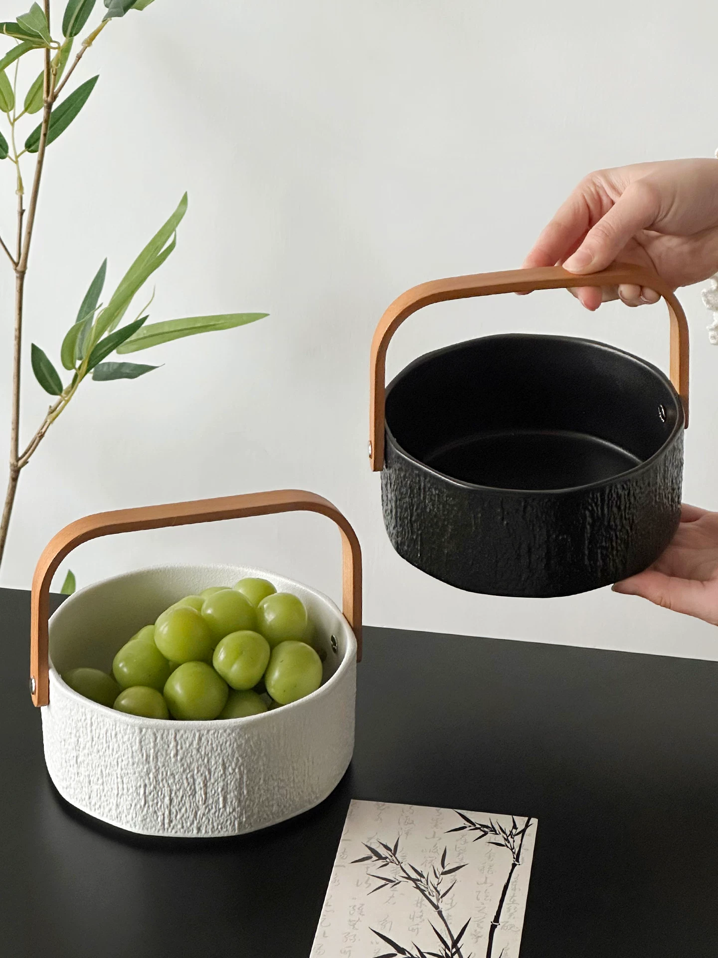 Khay đựng trái cây di động, thiết kế đẹp mắt, đĩa trái cây gốm sứ, đĩa trưng bày đồ ăn nhẹ sáng tạo, khay đựng hạt, khay đựng trái cây.