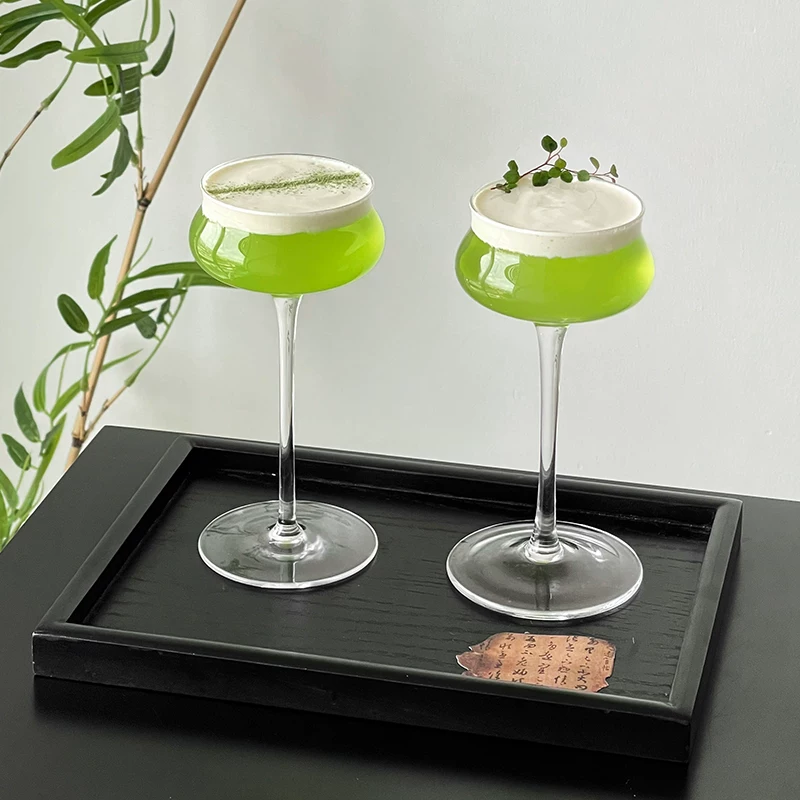 Ly trà và rượu kiểu Trung Quốc, ly nếm hương vị sáng tạo, ly sâm panh, ly cocktail, ly cao, cốc thủy tinh.