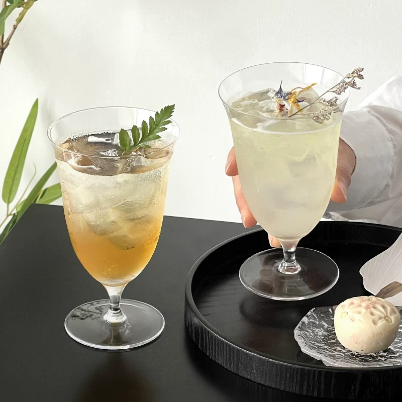 Ly thủy tinh pha lê hình sao thủ công siêu mỏng kiểu Nhật, ly cocktail sáng tạo, ly uống nước cao cấp, ly tráng miệng