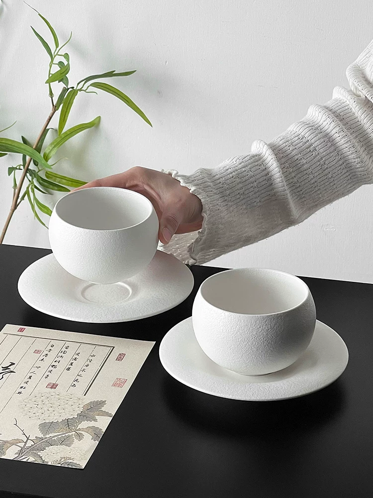 Cốc thiết kế hình trứng có họa tiết đá mờ kiểu cổ điển, cốc cầm tay thích hợp, cốc gốm, cốc cà phê, cốc đựng đồ uống, cốc trà.