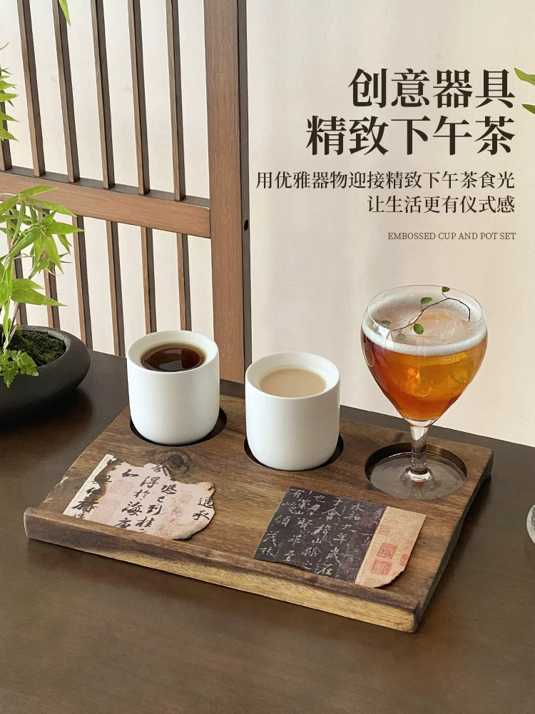 Bộ cốc cà phê gốm sứ dày kiểu Ý, phong cách tối giản cổ điển, dùng được nhiều mục đích, phù hợp với cà phê lạnh, Espresso Ý.
