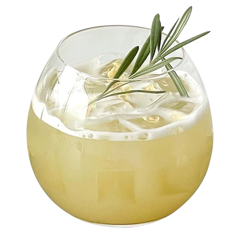 Ly thủy tinh tròn sáng tạo, ly sinh tố, ly cocktail sang trọng, ly cà phê cao cấp, ly uống nước, ly đựng đồ uống