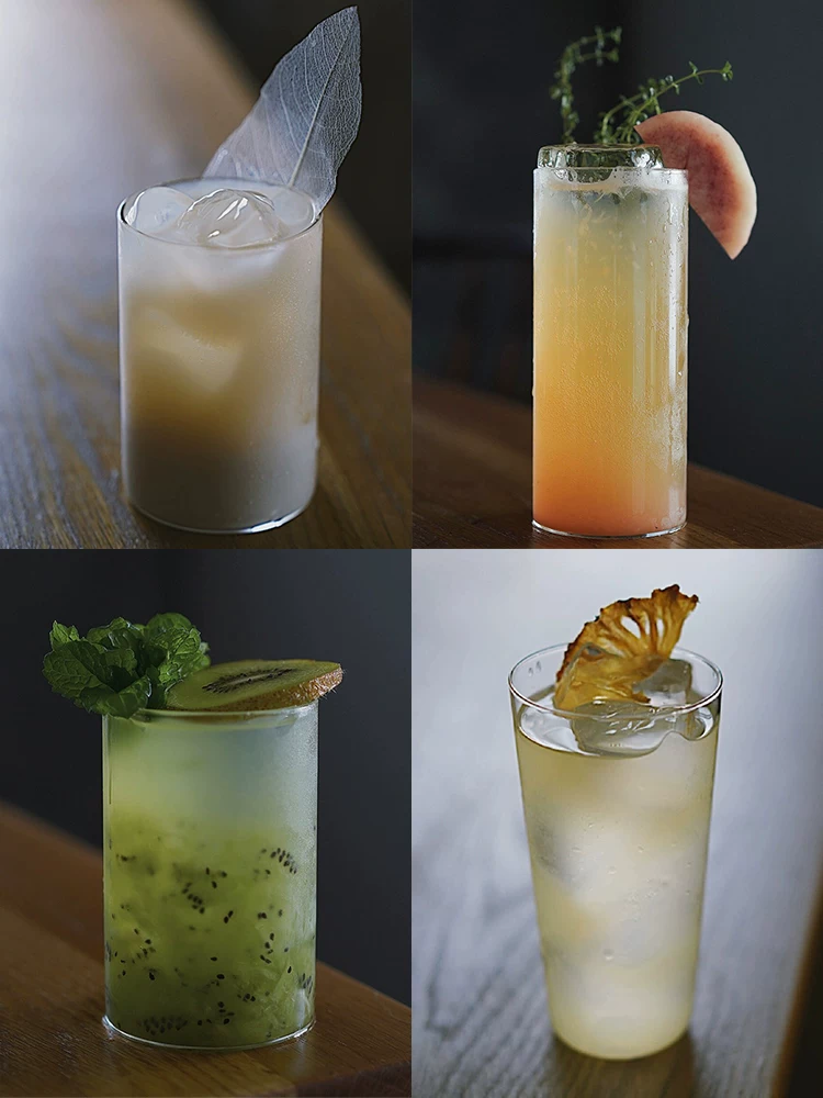 Cốc thủy tinh siêu mỏng kiểu Nhật, ly rượu sang trọng, cốc Colin, cốc cocktail, cốc cà phê đơn giản, cốc nước trái cây, cốc đựng đồ uống