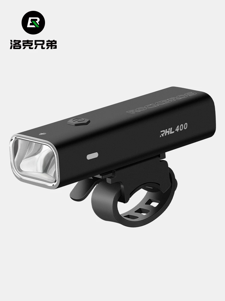 Đèn xe đạp Rock Brothers đèn pha mạnh đèn pin đi đêm sạc USB thiết bị đi xe đạp đường núi