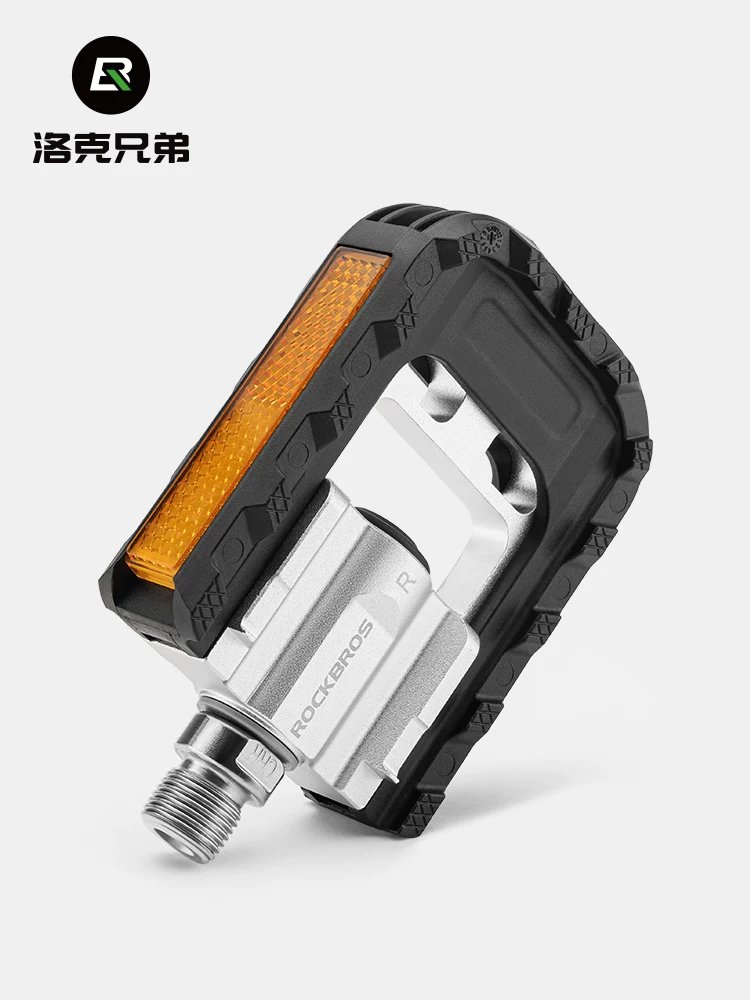 Rock Brothers bàn đạp xe đạp gấp nhanh chóng có thể tháo rời xe đạp leo núi hợp kim nhôm bàn đạp xe đạp có ổ trục bàn đạp chống trượt