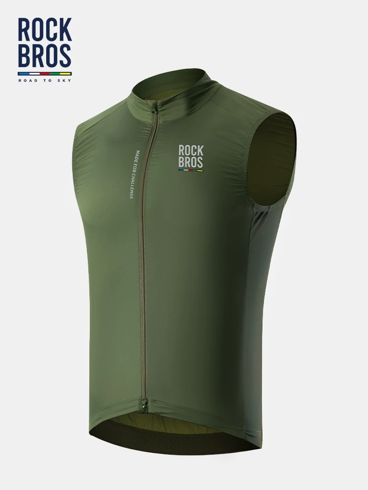 Rock Brothers Sky Road Series Áo đi xe đạp chống gió Áo đi xe đạp đường trường Áo thể thao thông thường Áo chạy bộ phong cách nam