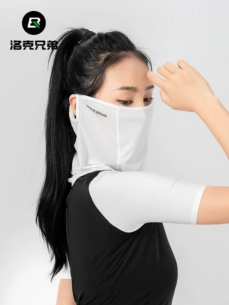 Khăn quàng cổ đa năng Rock Brothers, chất liệu vải lụa đá, chống nắng, che mặt, dành cho nam và nữ, dùng khi đi xe đạp, xe máy, mùa hè