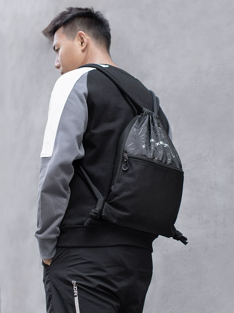 Túi đựng đồ đeo vai đôi Rock Brothers dây rút túi tập thể dục ba lô tập luyện thể thao túi linh tinh thiết bị đi xe đạp