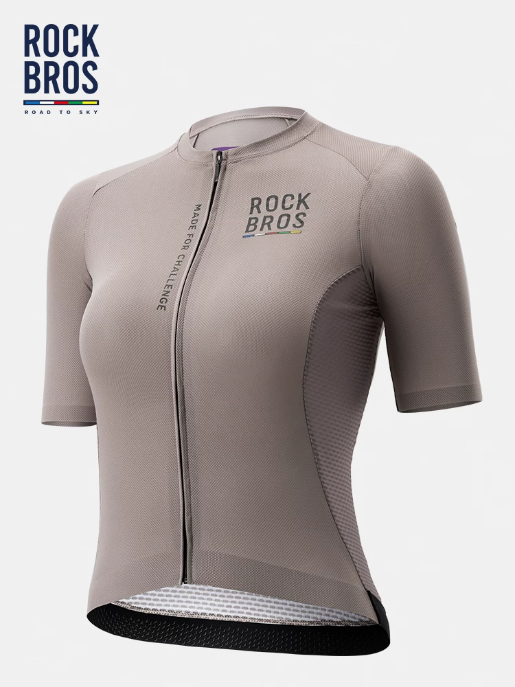 Rock Brothers Sky Road Series Áo đi xe đạp khô nhanh thấm mồ hôi Áo ngắn tay dành cho nữ Quần áo đi xe đạp đường trường mùa xuân và mùa hè