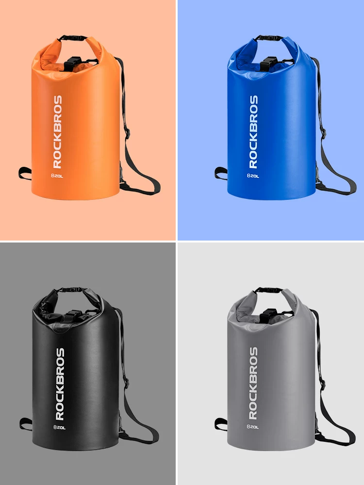 Túi bơi Rock Brothers chống thấm nước đi biển du lịch đồ bơi túi bảo quản nam nữ tập thể dục ngoài trời đi bè trên sông ba lô