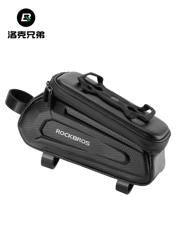 Túi xe đạp Rock Brothers, túi gắn trên khung xe, túi phía trước, túi đựng điện thoại, túi khung xe đạp leo núi và xe đạp đường trường, phụ kiện đạp xe