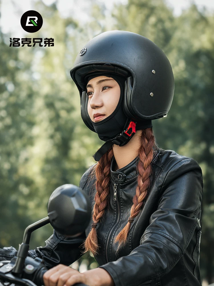 Mũ trùm đầu xe máy Rock Brothers chống nắng, mặt nạ đi xe mô tô che kín mặt, khăn cổ lụa đá mùa xuân hè, chống gió ngoài trời dành cho nam và nữ