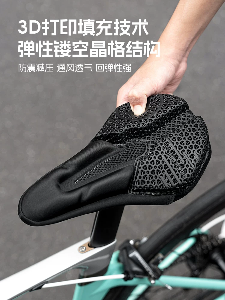 Rock Brothers 3D in hình đệm ghế đường xe đạp leo núi đệm ghế silicone yên xe nam nữ phụ kiện đi xe đạp