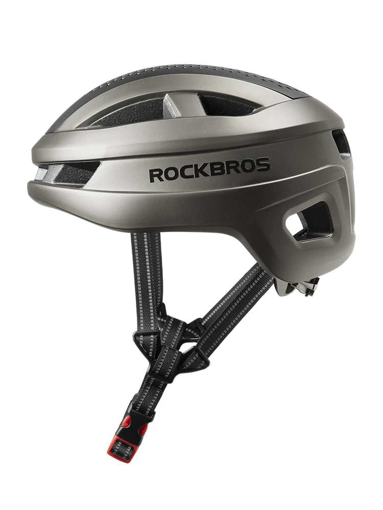 Mũ bảo hiểm xe đạp Rock Brothers mũ bảo hiểm đi xe đạp đúc nguyên khối mũ bảo hiểm an toàn xe đạp leo núi dành cho nam và nữ có đèn đuôi