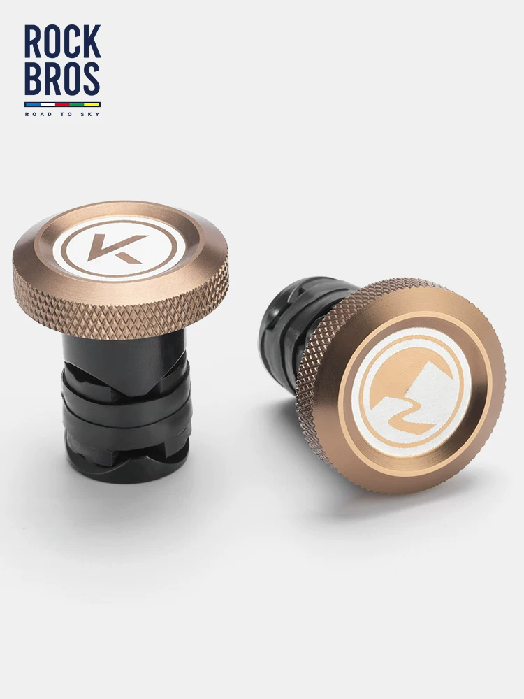 Nút bịt tay lái xe đạp Rock Brothers Sky Road Series Nút bịt tay lái xe đạp đường trường và xe đạp leo núi Nút bịt tay lái bằng hợp kim nhôm