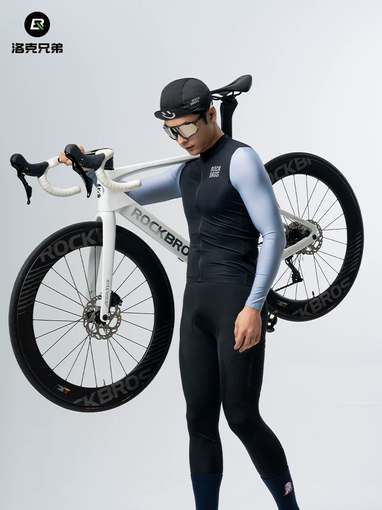 Rock Brothers Áo đi xe đạp dài tay áo xe đạp leo núi xe đạp đường bộ thể thao đi xe đạp quần áo thoáng khí nhẹ nam mùa hè
