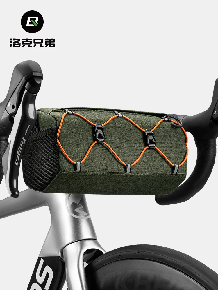 Túi đựng đồ phía trước tay lái xe đạp Rock Brothers, túi đựng đồ phía trước xe đạp leo núi, túi đựng đồ đạp xe đeo chéo