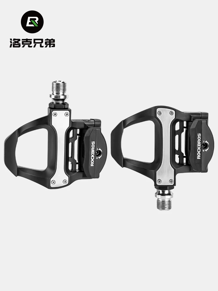 Bàn đạp xe đạp đường trường Rock Brothers có bàn đạp không cần kẹp với vòng bi tự khóa Bàn đạp nylon SPD đi xe đạp với giày thể thao thiết bị xe đạp