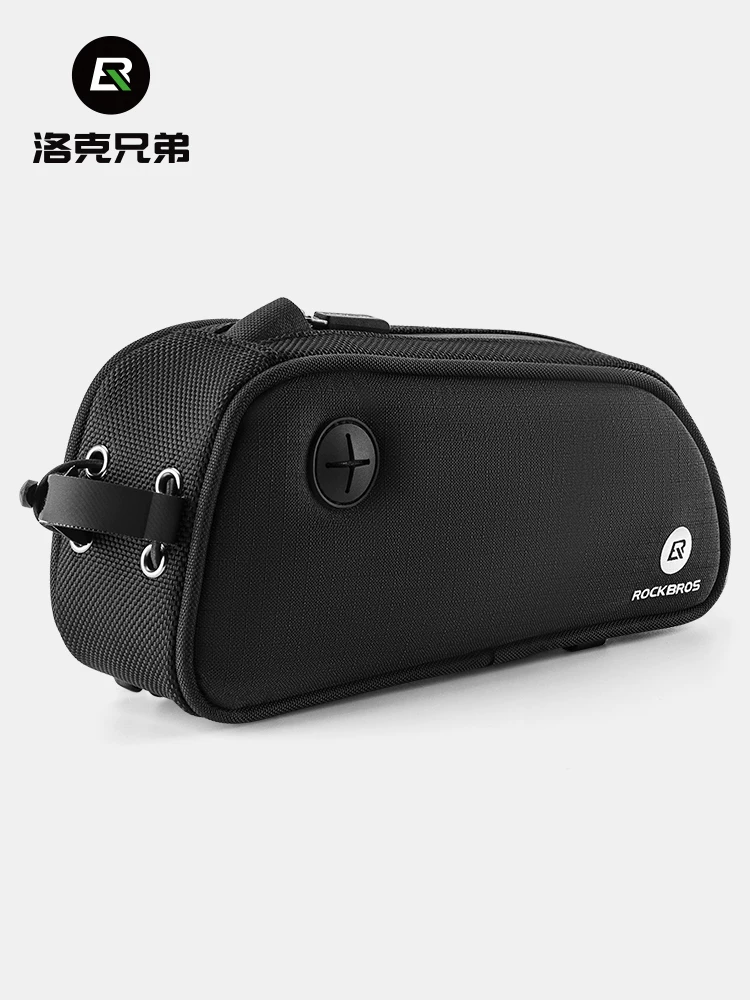 Túi đựng xe đạp Rock Brothers, túi khung trước, túi ống trên, kiểu dáng hẹp, túi đựng điện thoại, phụ kiện đi xe đạp leo núi và đường trường