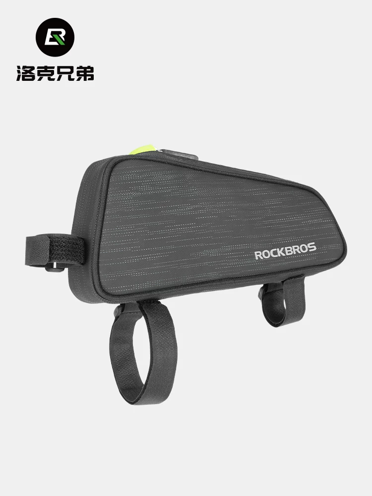 Túi đựng xe đạp Rock Brothers, túi khung phía trước ống trên, túi tam giác phía trước, túi đựng điện thoại, phụ kiện đi xe đạp leo núi và đường trường
