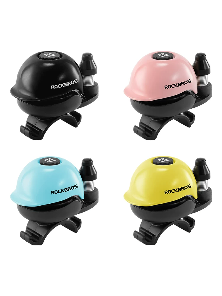 Chuông xe đạp đồng Rock Brothers, chuông xe đạp leo núi, còi báo hiệu, mũ bảo hiểm xe đạp, chuông nhỏ hình mũ