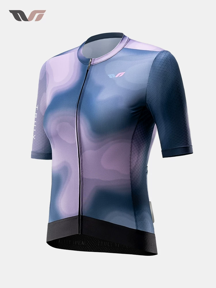 Áo thi đấu đạp xe ngắn tay dòng Rock Brothers TVI dành cho nữ, áo thi đấu đạp xe đường trường mùa xuân và mùa hè nhanh khô và thấm mồ hôi