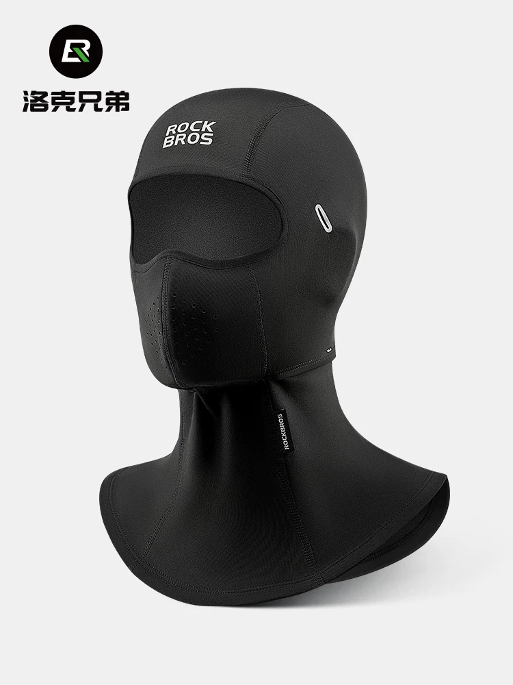 Mũ bảo hiểm đi xe máy có mũ trùm đầu ấm áp của Rock Brothers, mặt nạ đi xe đạp ngoài trời dành cho nam và nữ mùa đông