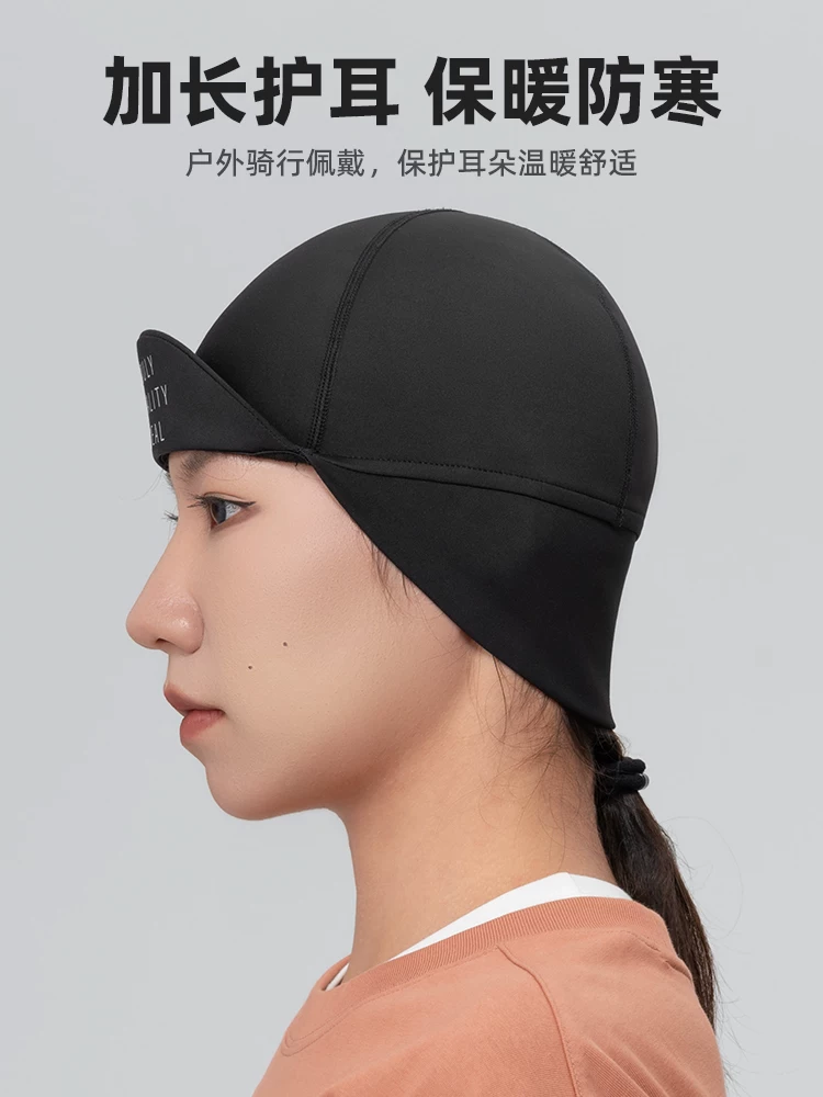 Rock Brothers TVI series mũ đi xe đạp lông cừu ấm áp mũ chống gió mũ bảo hiểm xe đạp lót mũ đội đầu unisex