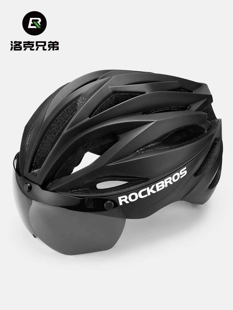 Mũ bảo hiểm xe đạp Rock Brothers mũ bảo hiểm đi xe đạp đúc nguyên khối có kính bảo hộ mũ bảo hiểm xe đạp leo núi đường bộ dành cho nam và nữ