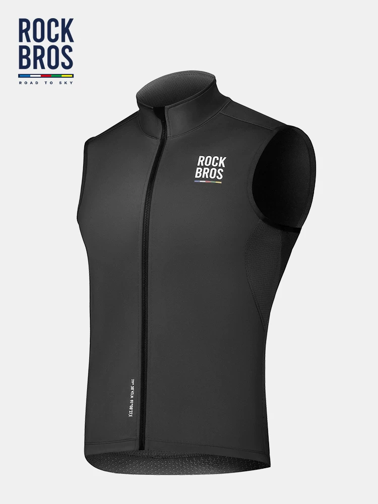 Rock Brothers Sky Road Series Áo đi xe đạp Áo chống gió Áo ấm đi xe đạp đường bộ Quần áo không tay dành cho nam