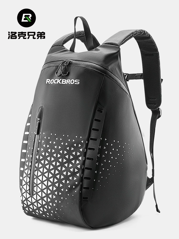 Túi đựng mũ bảo hiểm xe máy Rock Brothers, ba lô xe máy, túi đựng đồ, túi đi xe đi làm phản quang sức chứa lớn