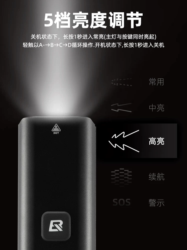 Đèn trước xe đạp Rock Brothers, thiết bị đi xe đạp đường núi, phụ kiện, bộ đầy đủ, đèn đi xe đạp ban đêm