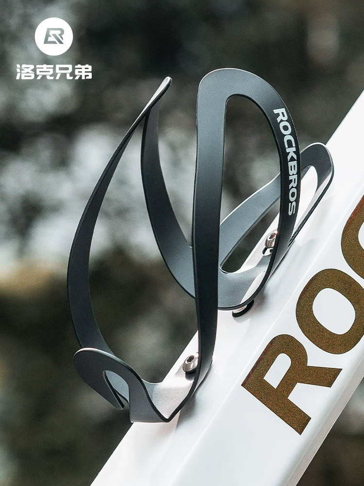 Rock Brothers giá đỡ bình nước xe đạp đường núi xe đạp hợp kim nhôm giữ cốc nước gấp xe đạp đi xe đạp thiết bị phụ kiện