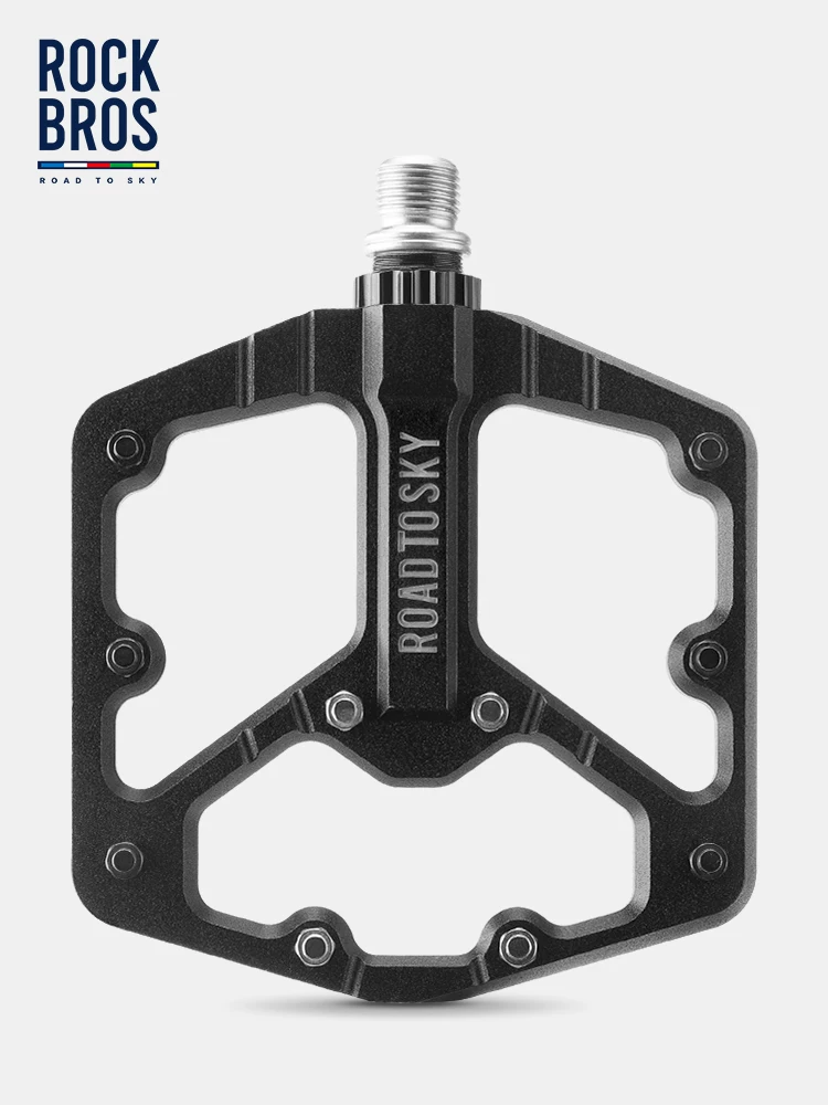 Rock Brothers Sky Road Series Bàn đạp xe đạp leo núi Hợp kim nhôm Bàn đạp xe đạp chống trượt Bàn đạp xe đạp có ổ trục