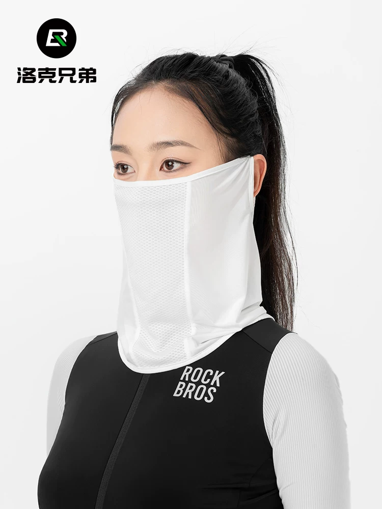 Khăn quàng cổ đa năng Rock Brothers, chất liệu vải lụa đá, chống nắng, che mặt, dành cho nam và nữ, dùng khi đi xe đạp, xe máy, mùa hè
