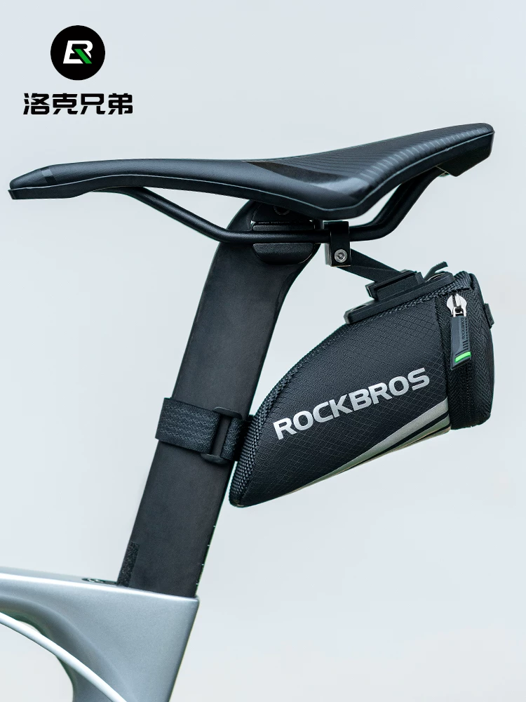Túi đựng đồ phía sau xe đạp Rock Brothers mini, di động, dành cho xe đạp đường trường, đệm yên xe đạp, túi yên xe ba môn phối hợp, phụ kiện