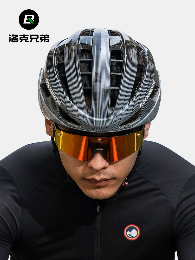 Mũ bảo hiểm đi xe đạp Rock Brothers Mũ bảo hiểm xe đạp đường núi thoáng khí Mũ bảo hiểm an toàn một mảnh đúc cho nam và nữ