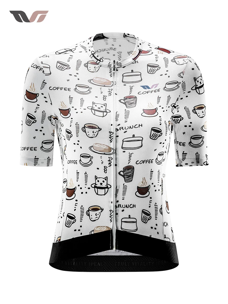 Áo thể thao đạp xe Rock Brothers TVI series nhanh khô, thấm hút mồ hôi, áo ngắn tay mùa xuân hè dành cho nữ