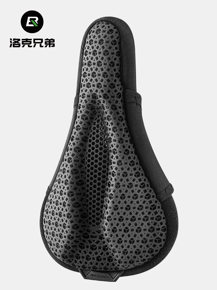 Rock Brothers bọc ghế xe đạp in 3D rỗng thoáng khí dành cho nam và nữ đệm ngồi xe đạp đường núi phụ kiện đi xe đạp