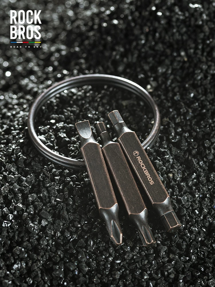 Rock Brothers Sky Road Series Công cụ sửa chữa móc khóa hình lục giác Sửa chữa xe đạp đường núi Cờ lê chữ thập di động