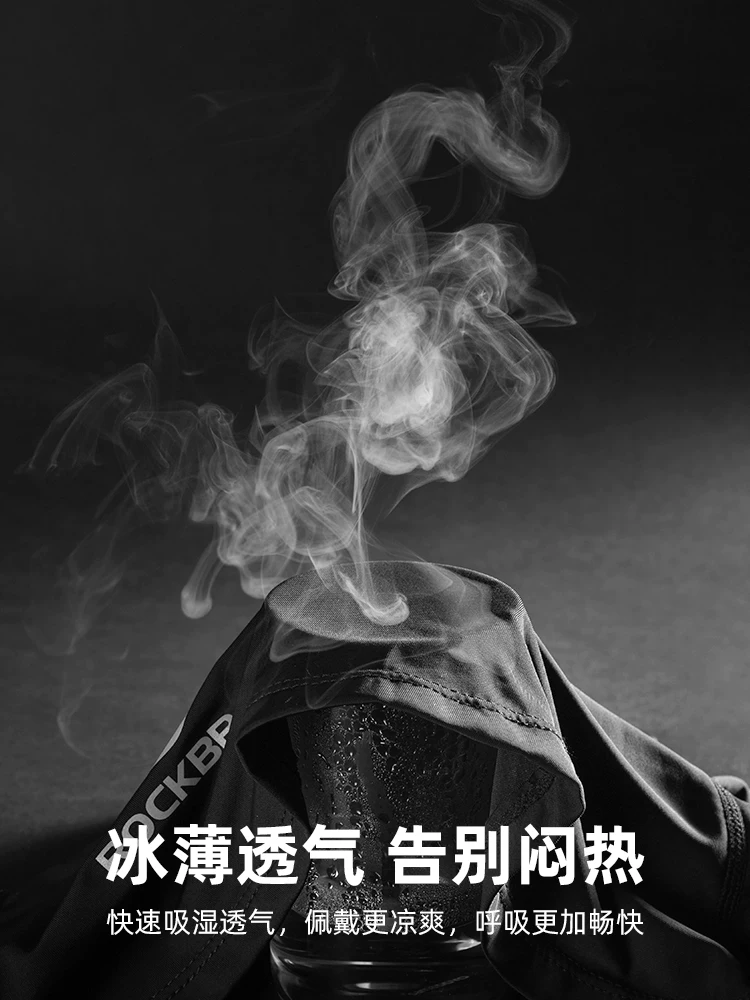 Mũ trùm đầu đi xe đạp Rock Brothers chống nắng xe máy băng lụa che kín mặt mùa xuân và mùa hè ngoài trời mặt nạ chống gió giữ ấm cổ cho nam và nữ