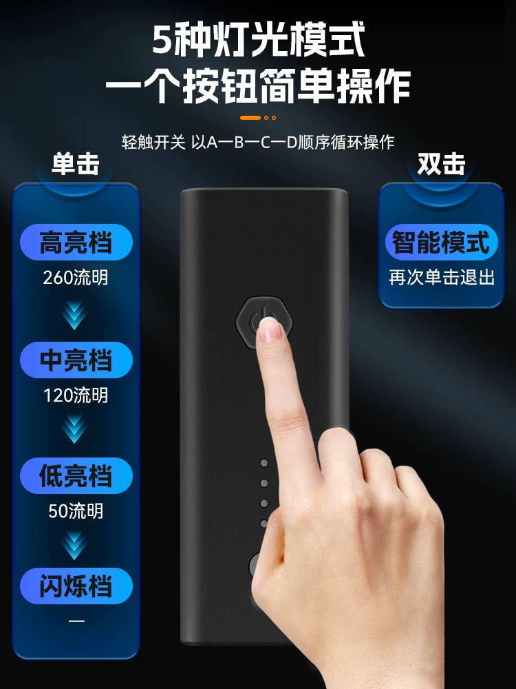 Đèn xe đạp Rock Brothers đèn trước đi đêm có thể sạc lại đèn pin sáng cảm biến ánh sáng thiết bị đi xe đạp leo núi đường bộ